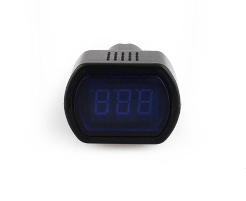 Tester digital pentru baterie auto 12V si 24V, afisaj LED, monitorizare tensiune prin priza bricheta, 7 x 3.9 x 2.7 cm [4]