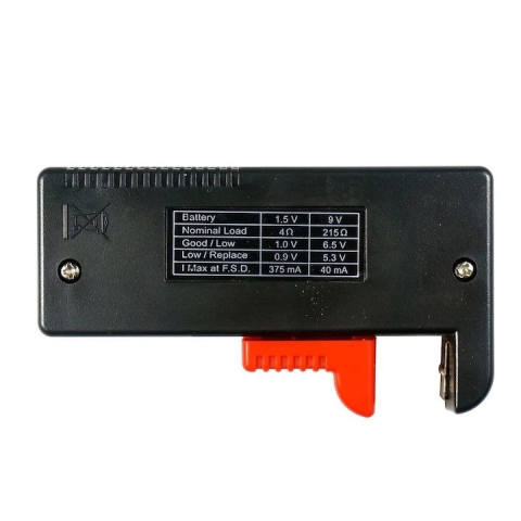 Tester digital pentru baterii, cu afisaj LED, compatibil 1.5V – 9V (R9), negru [7]