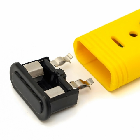 Tester digital pH pentru apa, gama 0.00–14.00, precizie 0.01, autocalibrare, solutii tampon incluse, afisaj LCD, husa protectie, galben-negru [4]