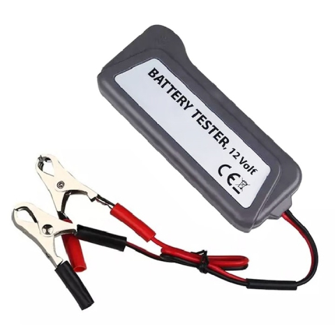Tester pentru baterie auto 12V, 15A, lungime cablu 25 cm, dimensiuni 12x5.2x1.8 cm – echipament de diagnosticare compact si eficient Verifica rapid si precis starea bateriei autoturismului tau cu ajut [3]