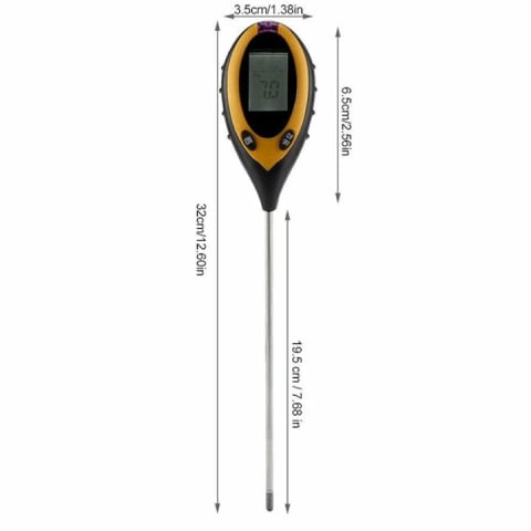 Tester pentru sol 4 in 1 digital,valoare PH, intensitatea luminii,umiditate, emperatura [1]