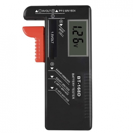 ELECTRONICE - Tester digital universal pentru baterie de la 1.5 la 9V