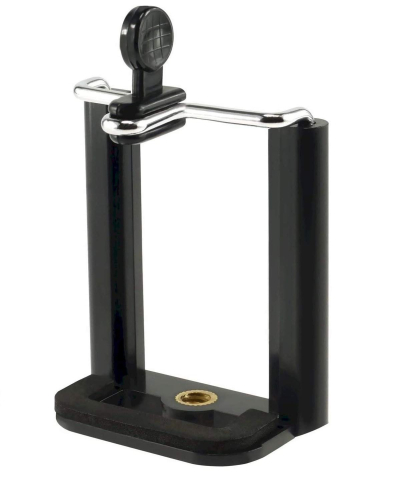 Trepied de mana multifunctional pentru telefon cu telecomanda Bluetooth si cap de bila metalic flexibil, suport smartphone reglabil 5.5–8.5 cm, montura 1/4 inch, design tip pistol pentru vlogging si s [2]