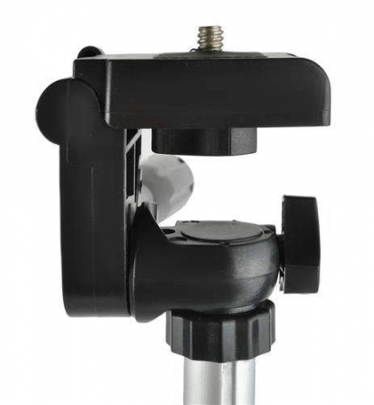 Trepied foto universal 133 cm ,filet 1/4 cu suport de telefon si telecomanda bluetooth - Gri [6]