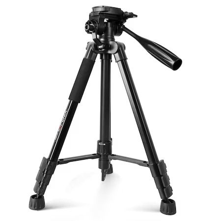 Trepiezi - Trepied,universal,filet 1/4 pentru camere,aparate foto,inaltime maxima 160 cm