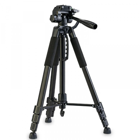 Trepied foto universal cu suport de telefon si telecomanda bluetooth, pentru camere, GoPro, telefon, filet 1/4, inaltime maxima 180 cm [4]