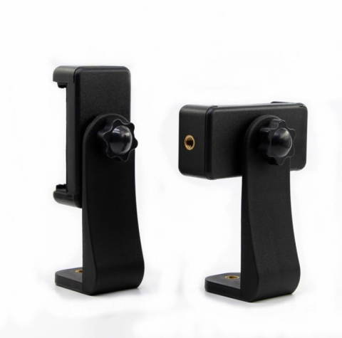 Trepied foto video 180 cm aluminiu cu suport telefon rotabil 360 landscape-portret, reglabil 5.3–8 cm, 3 segmente, 3 kg, filet 1/4 [4]