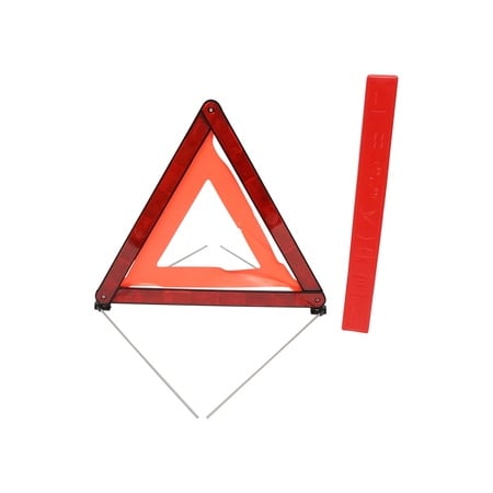 Siguranta auto - Triunghi reflectorizant auto pliabil cu suport metalic, vizibilitate ridicata, obligatoriu pentru dotarea autoturismelor, usor de montat si transportat