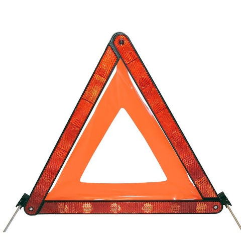 Triunghi reflectorizant pentru siguranta auto, omologat european, carcasa inclusa [4]