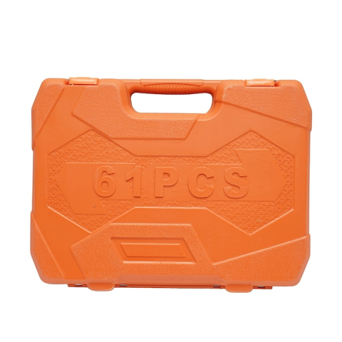 Trusa chei tubulare 1/2 si 1/4 61 piese cu clichet, chei fixe si accesorii, set complet mecanica auto si reparatii [2]