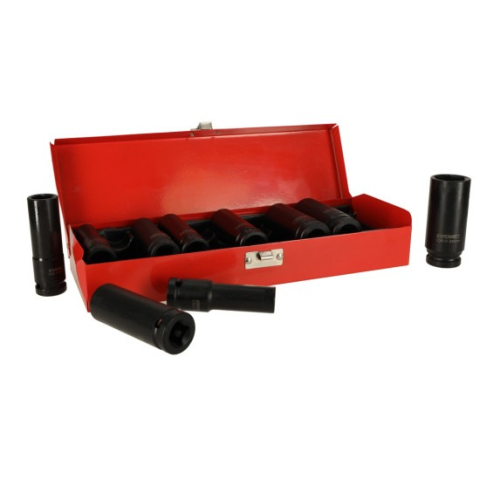 Trusa chei tubulare, 10 piese, 10-24 mm, crom vanadiu [2]