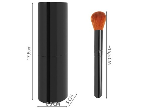 Trusa cosmetica cu 12 pensule profesionale pentru machiaj complet, peri sintetici moi si suport de depozitare [6]