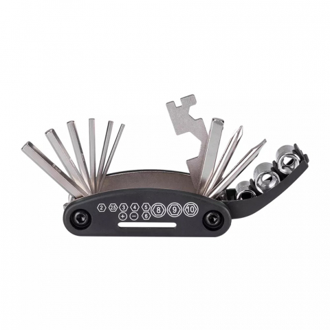 Trusa de reparatii pentru bicicleta, fixare velcro, 22.8 x 7 x 11 cm, negru [4]