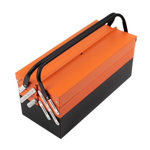 Trusa de scule – 85 piese, otel, cutie metalica cu maner si 5 tavi, ideala pentru service, garaj si ateliere [4]