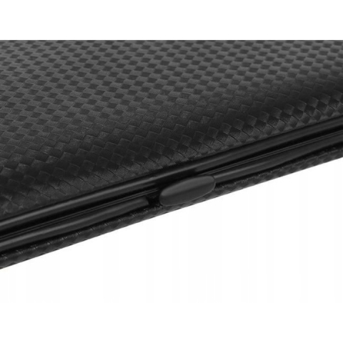 Trusa de unghii, 15 piese – manichiura si pedichiura profesionala, cu instrumente din otel inoxidabil, penseta, instrument pentru puncte negre si curatare auriculara, clutch din piele ecologica negru [4]