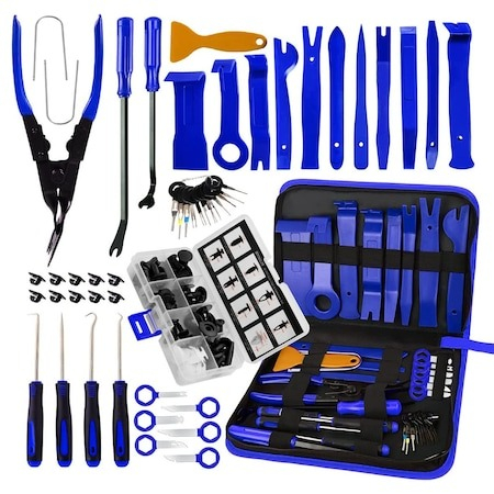 Alte articole auto - Trusa demontare interior auto 40 piese si set complet de 100 clipsuri, diverse dimensiuni