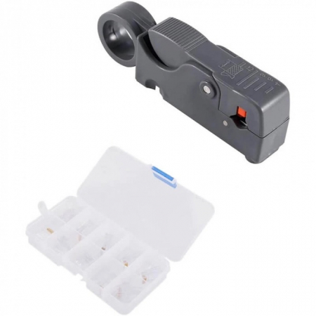 Set de reparare LAN a cablului de rețea 9 in 1 + husa depozitare [3]