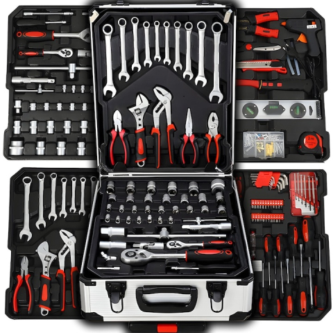 ARTICOLE AUTO - Trusa scule 187 piese multifunctionala, otel carbon, valiza cu roti si organizare inteligenta, profesionala si compacta