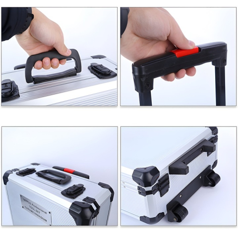 Trusa scule 187 piese multifunctionala, otel carbon, valiza cu roti si organizare inteligenta, profesionala si compacta [2]