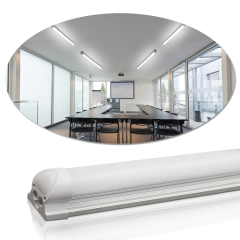 Tub neon, T8, 18 W, 96 leduri 2835, 1.2 m, alb [2]