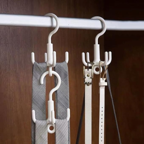 Umeras pentru haine, rotativ, alb, plastic, 13.5 x 7 cm [3]
