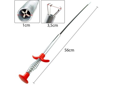 Unealta flexibila pentru recuperare piese metalice, gheare retractabile cu arc, maner aderent, 56 cm [2]
