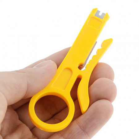 Cutit cleste universal pentru taierea si dezizolarea cablurilor retea LAN RJ 11,RJ 45 [3]
