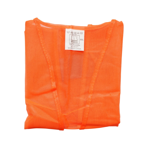 Vesta reflectorizanta, marime XXL, benzi de semnalizare, portocaliu [2]