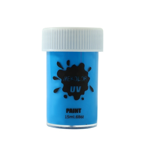 JOCURI ȘI JUCĂRII - Vopsea pentru fata si corp 15 ml, culoare albastru, pigment fosforescent fluorescent, activare cu apa, efect UV