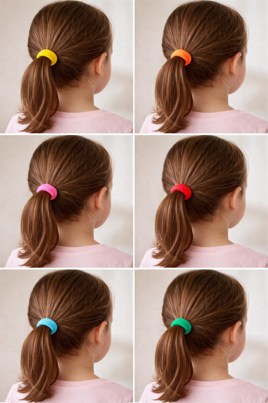 Codite 4 Set elastice par copii 6 bucati diametru 5 cm elastice colorate ...