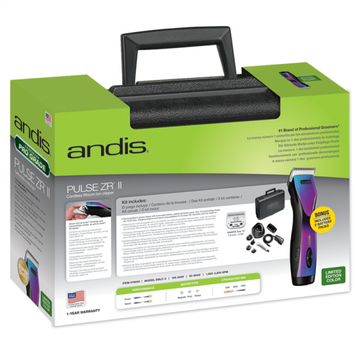 Masina de tuns profesionala, fara fir, ANDIS Pulse ZR II Ltd..Ed. (cutit #10), 24117 [3]