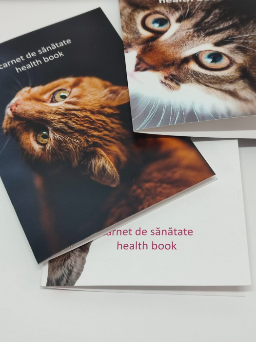 Carnete sanatate caini, set 100 bucati, cu cod unic, PERSONALIZATE [3]