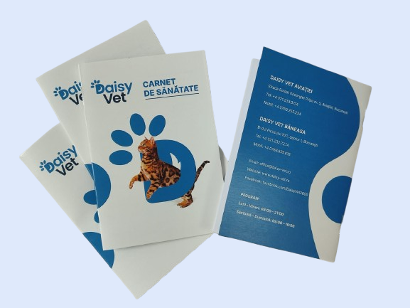 Carnete sanatate pisici, set 100 bucati, PERSONALIZATE [3]