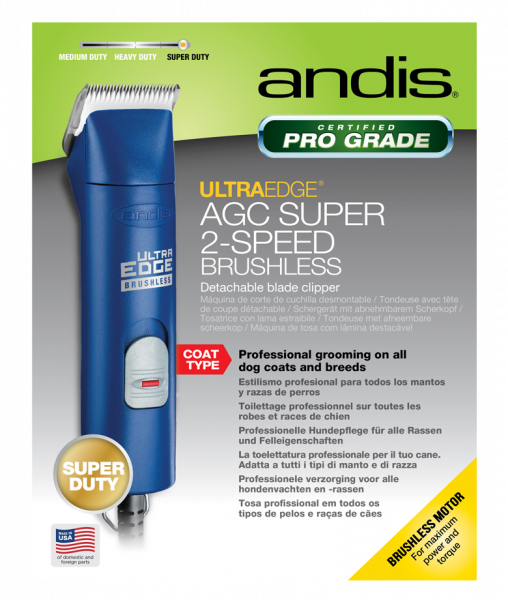 Masina de tuns profesionala cu motor fara perii, Andis UltraEdge AGC Super 2-Speed [2]