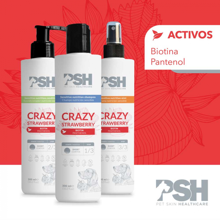 PACHET 3 PASI , PSH, CRAZY STRAWBERRY-PUTERNIC HIDRATANT [3]