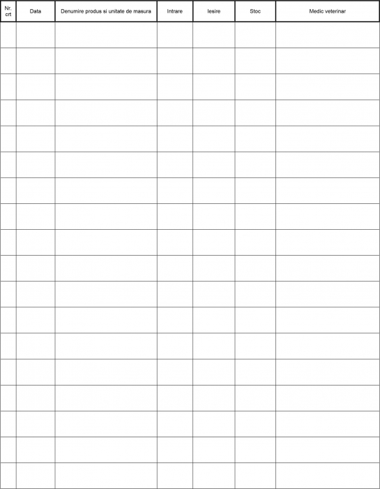 Registru pentru gestiunea  substantelor folosite la eutanasie [2]