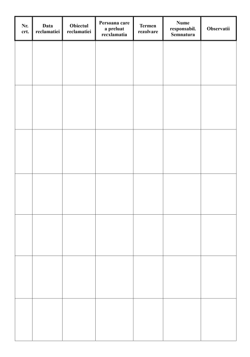 Registru sesizari si reclamatii [2]