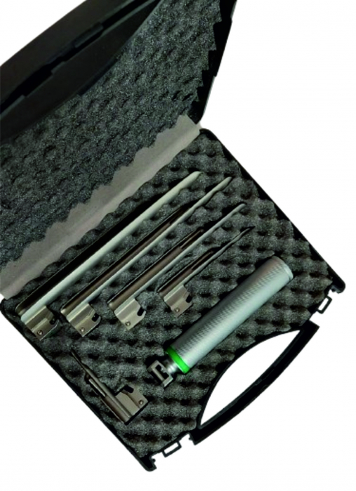 Set laringoscop - maner si 5 lame Miller - iluminare FO [2]