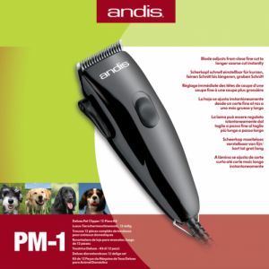 Mașini tuns câini și pisici - [ NOU ]  Kit -Masina de tuns cu lame ajustabile PM-1, 23200