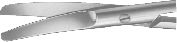 Instrumente individuale - Foarfeca chirurgicala curba AESCULAP CVD B/B, 145 mm, BC414R