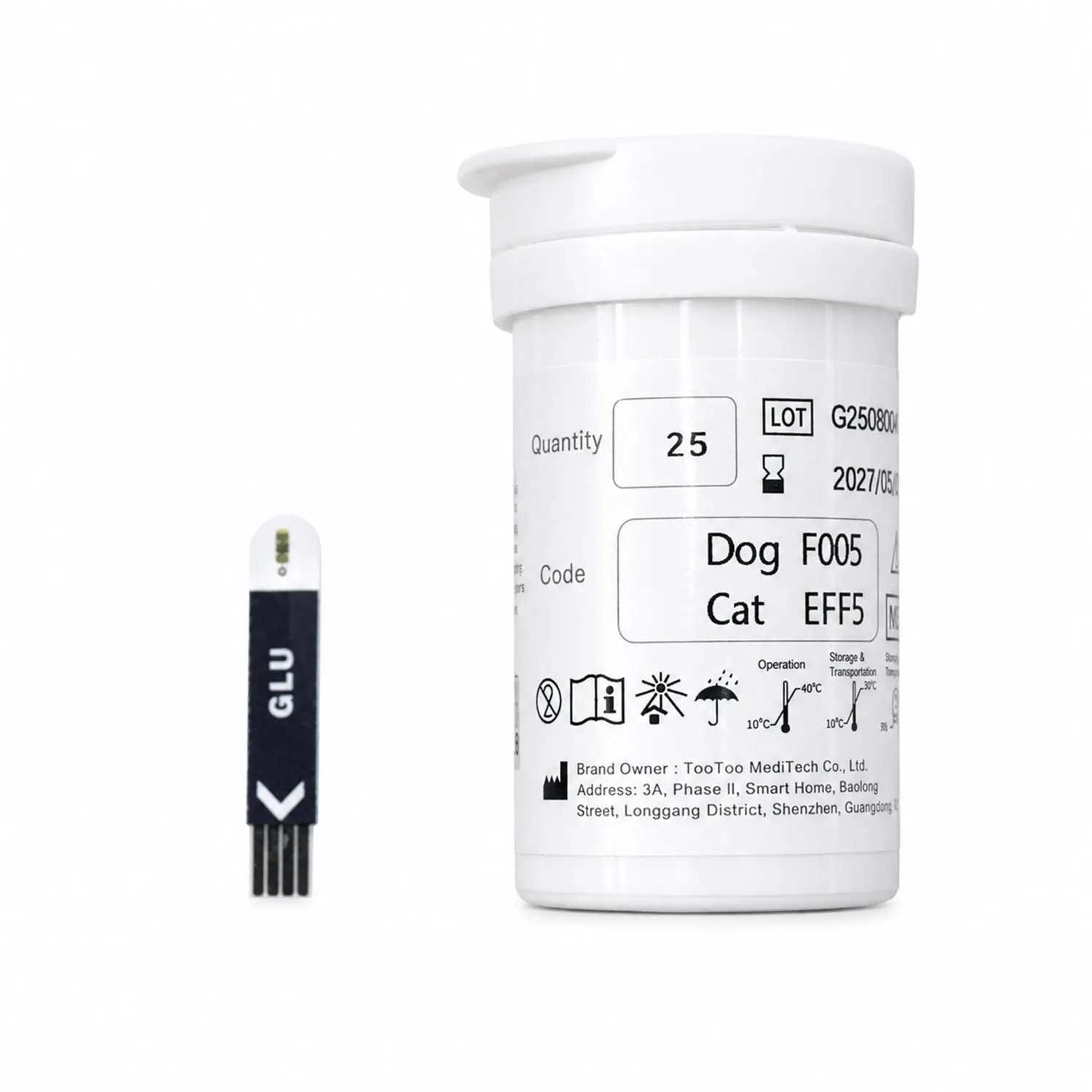 Microscoape - Benzi de testare BK4-GP pentru glucometrul veterinar TT-BGM01