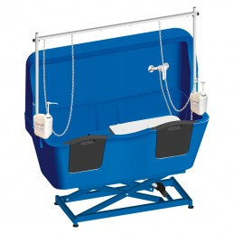 Căzi pentru animale - Cada ELECTRICA cosmetica veterinara DAISY CU SPLASHBACK
