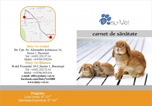 Carnete sanatate animale - PERSONALIZATE - Carnete sanatate iepuri