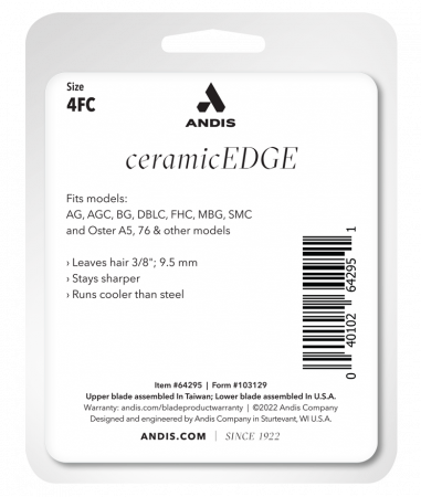 Cutit CERAMIC ANDIS, 9.5mm, Size 4FC [2]