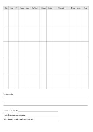 Fisa internare uz veterinar [1]