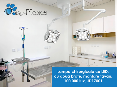 Double Ceiling LED Surgery Light,10.000 LUX, JD1700J [1]