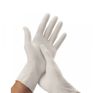 Mănuși examinare - Manusi examinare nesterile latex pudrate, 100 buc/cutie