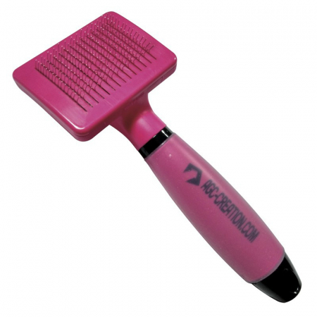 Perii - Perie slicker pentru animale cu buton de autocuratare, P011