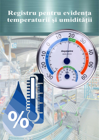 Registre veterinare - Registru pentru evidenta temperaturii si umiditatii