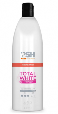 Șampoane - Sampon PSH TOTAL WHITE pentru rasele cu blana alba, 1 litru
